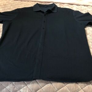 Patrick Assaraf button down polo shirt